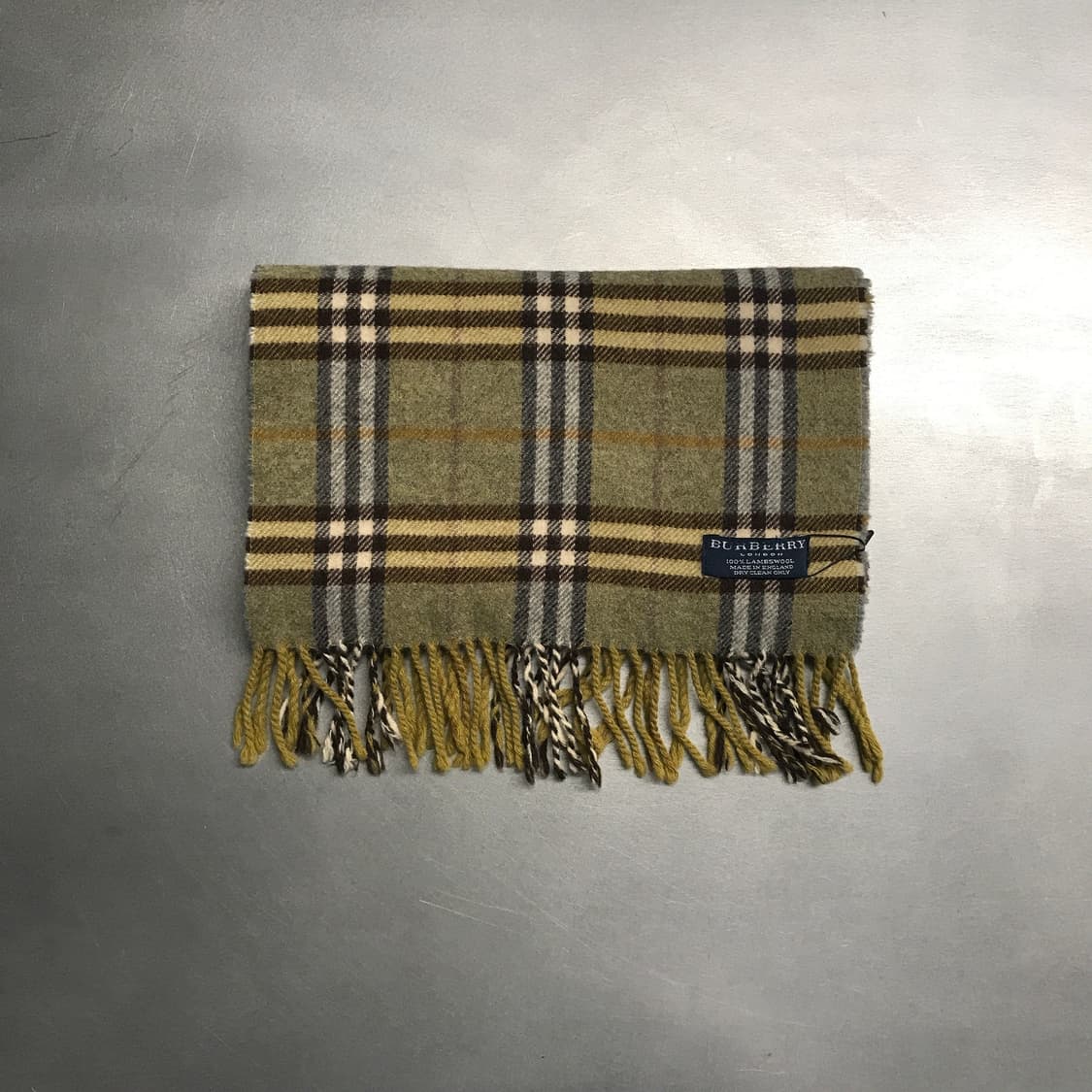 버버리 정품 램스울 머플러 카키 상품이미지2