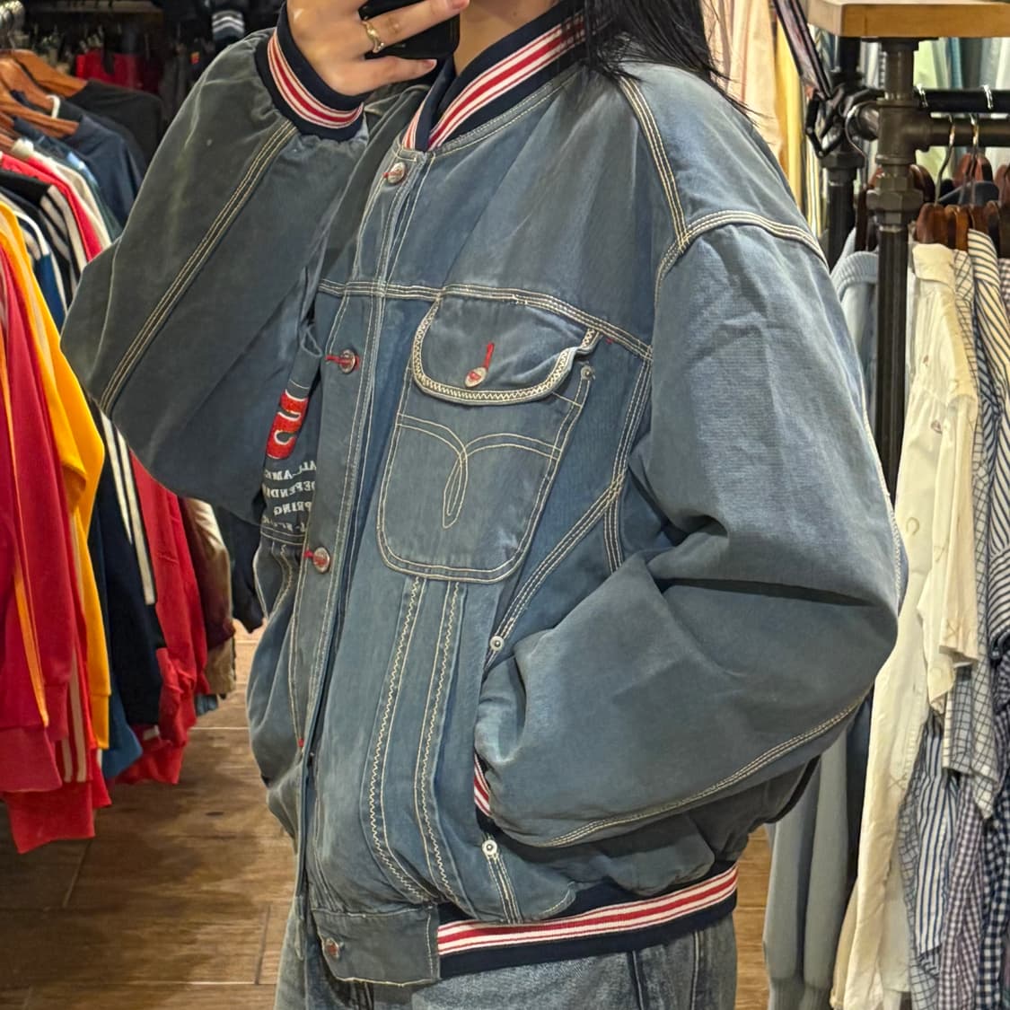 [HI] VTG 데님바시티자켓 상품이미지3
