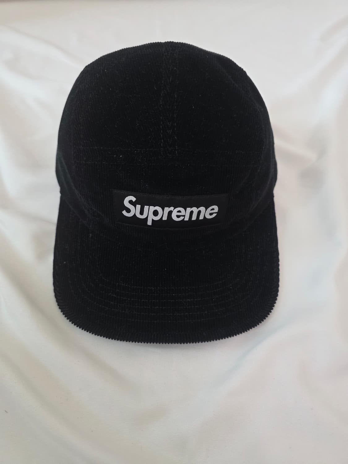 슈프림 코듀로이 캠프캡 블랙 상품이미지1