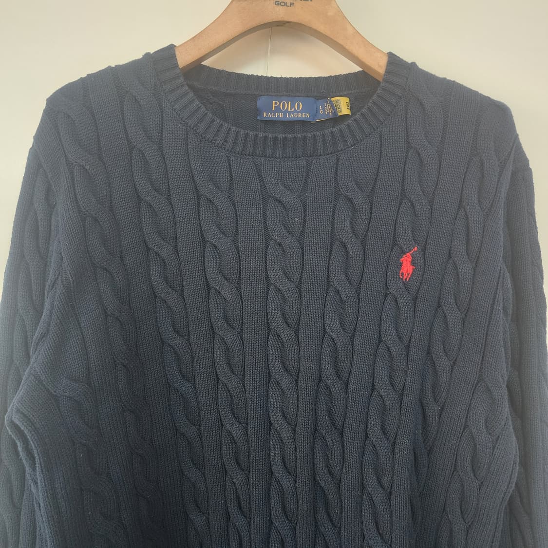 폴로 랄프로렌 꽈배기 니트 상품이미지6