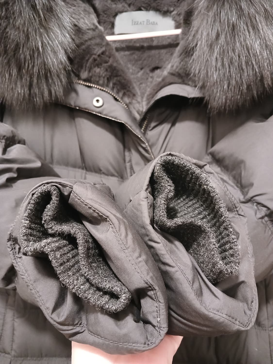 아이잗바바 정품 여성 폭스퍼 패딩 88-90-160 상품이미지7