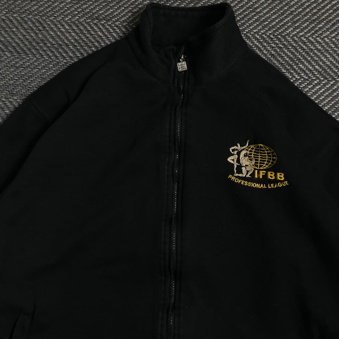 IFBB 프로페셔널 리그 빅로고 트레이닝 집업y 3976 상품이미지6