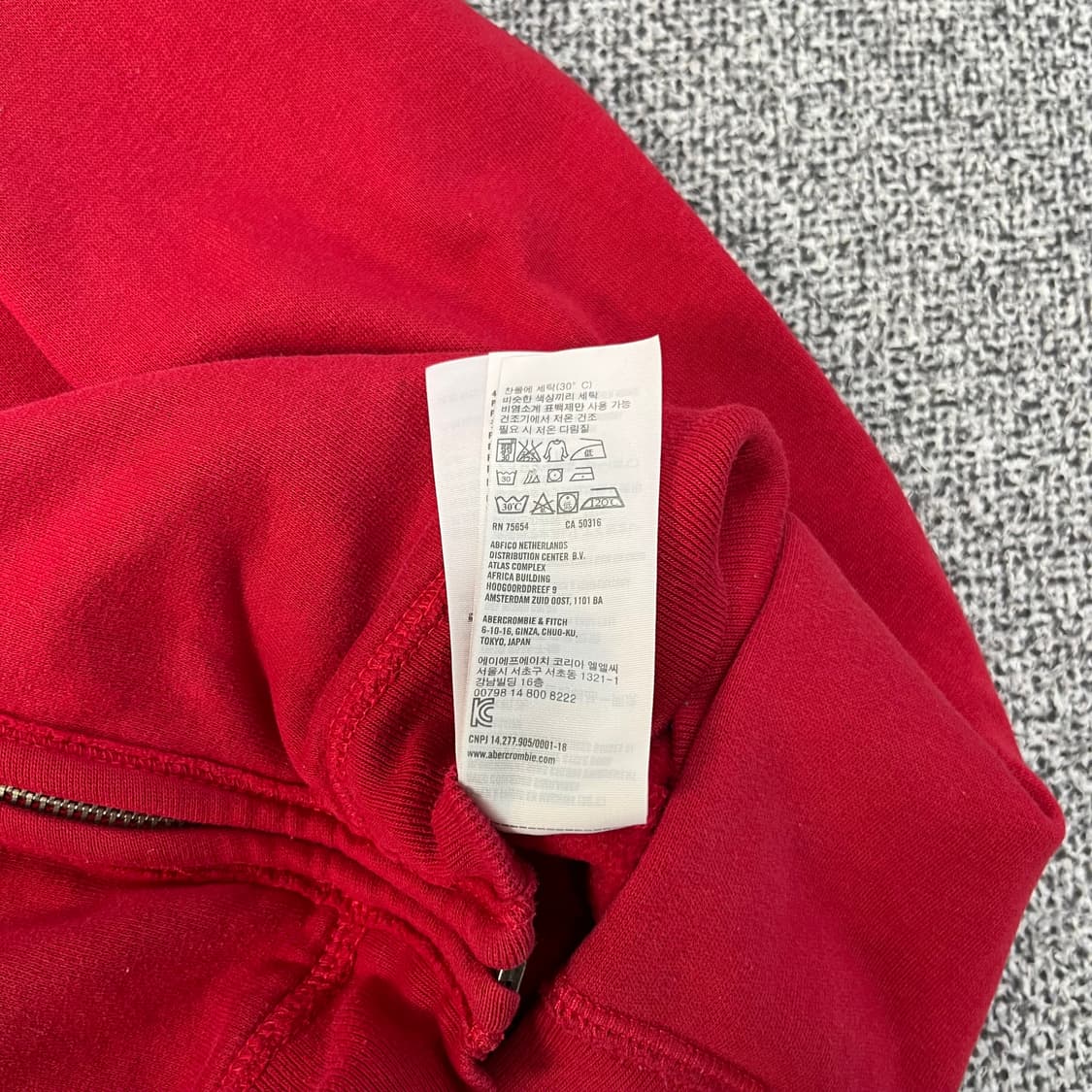 <아베크롬비 딱붙 후드집업> No.1442 상품이미지7