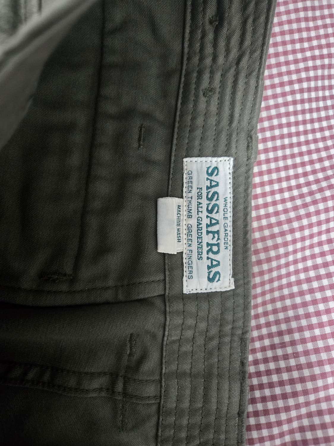 사사프라스 M.Satin Olive Overgrown 밀리터리 팬츠 상품이미지4