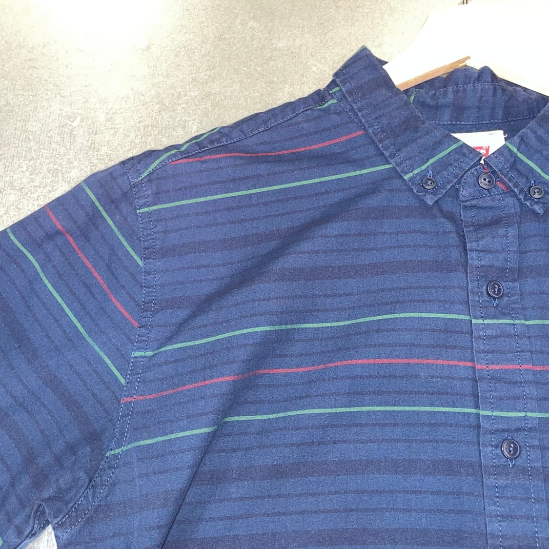 (L) Levi's 리바이스 스트라이프 반팔 셔츠 상품이미지4