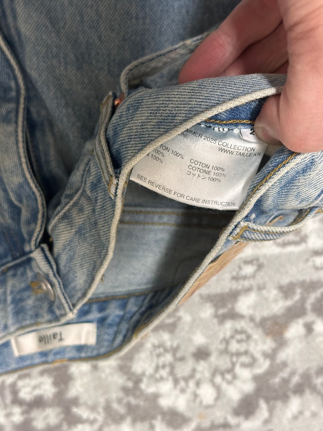 타일레 25ss 부츠컷 데님 SAIL BLUE 2사이즈 상품이미지3