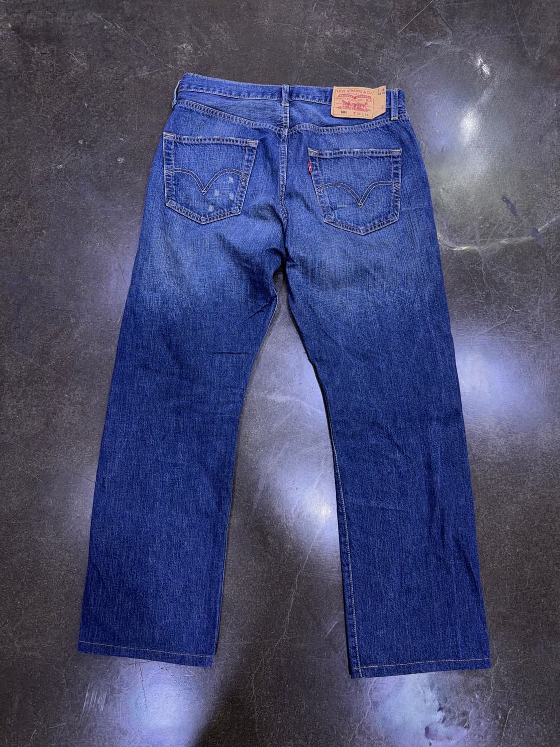 리바이스 501 레귤러핏 00's 빈티지 워싱 데님팬츠 32 상품이미지2