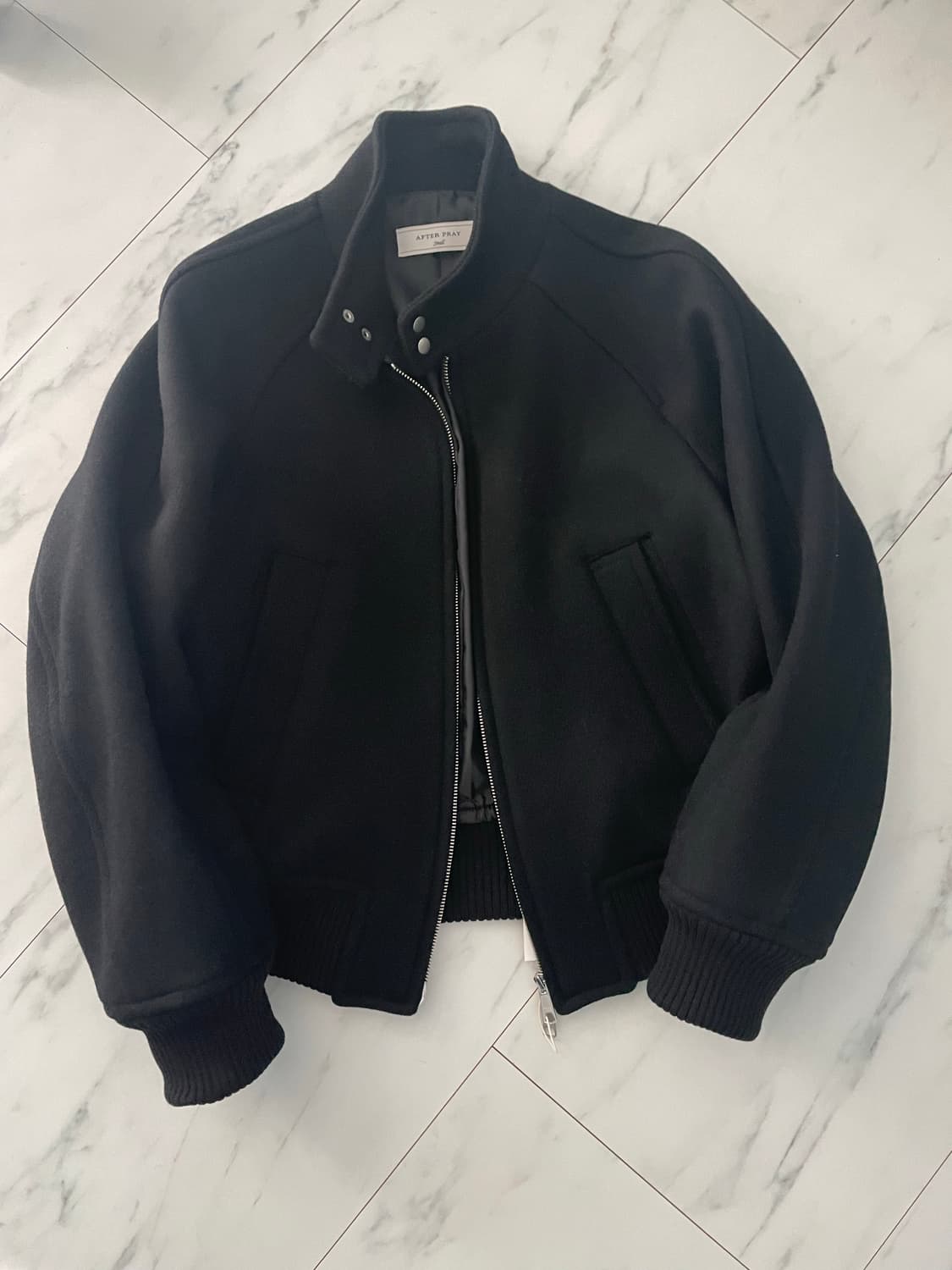 애프터프레이 리가즈 해링턴 블루종 블랙 s 상품이미지2