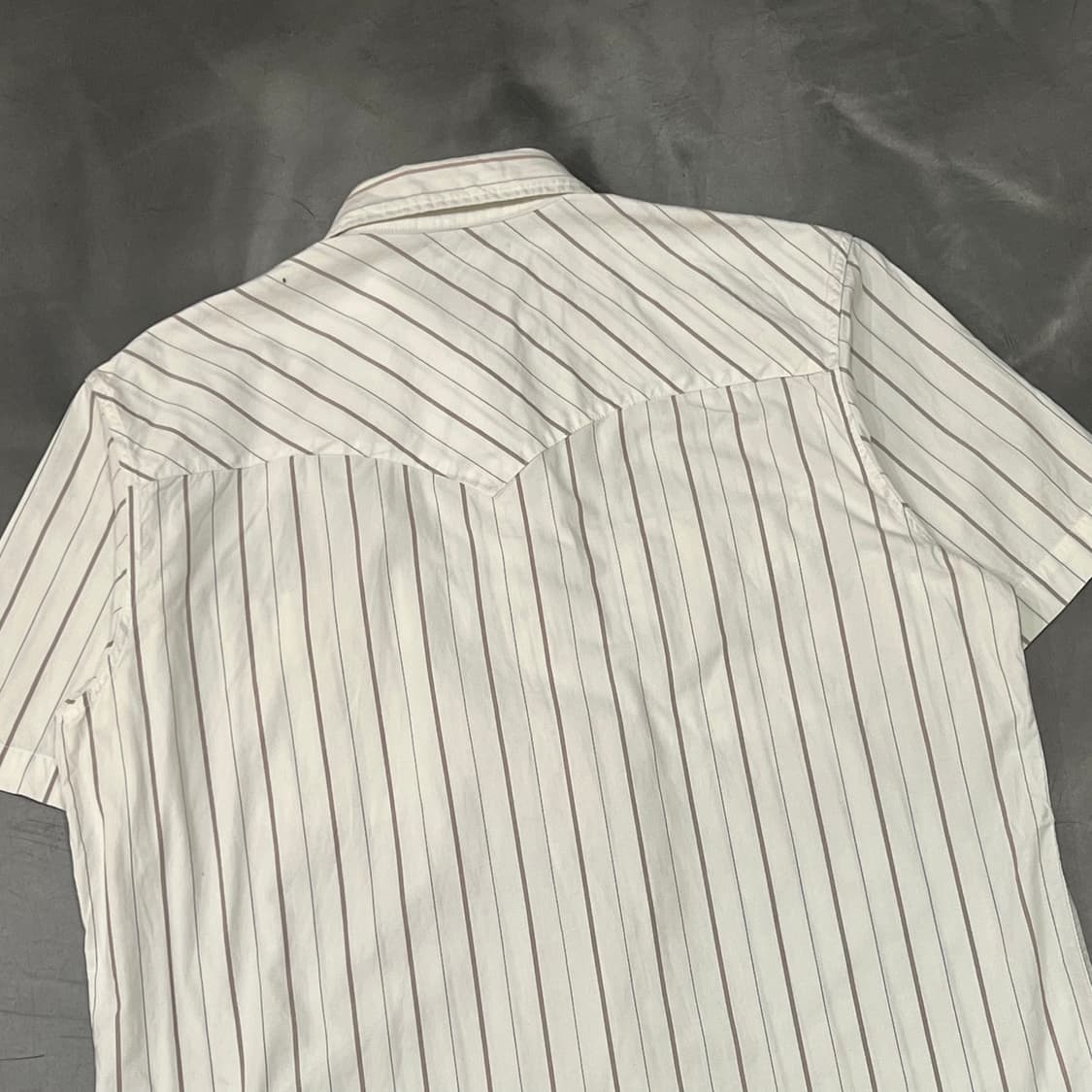  아메리칸 레그 씨 스트라이프 그래픽 하프 셔츠 y16316 상품이미지5