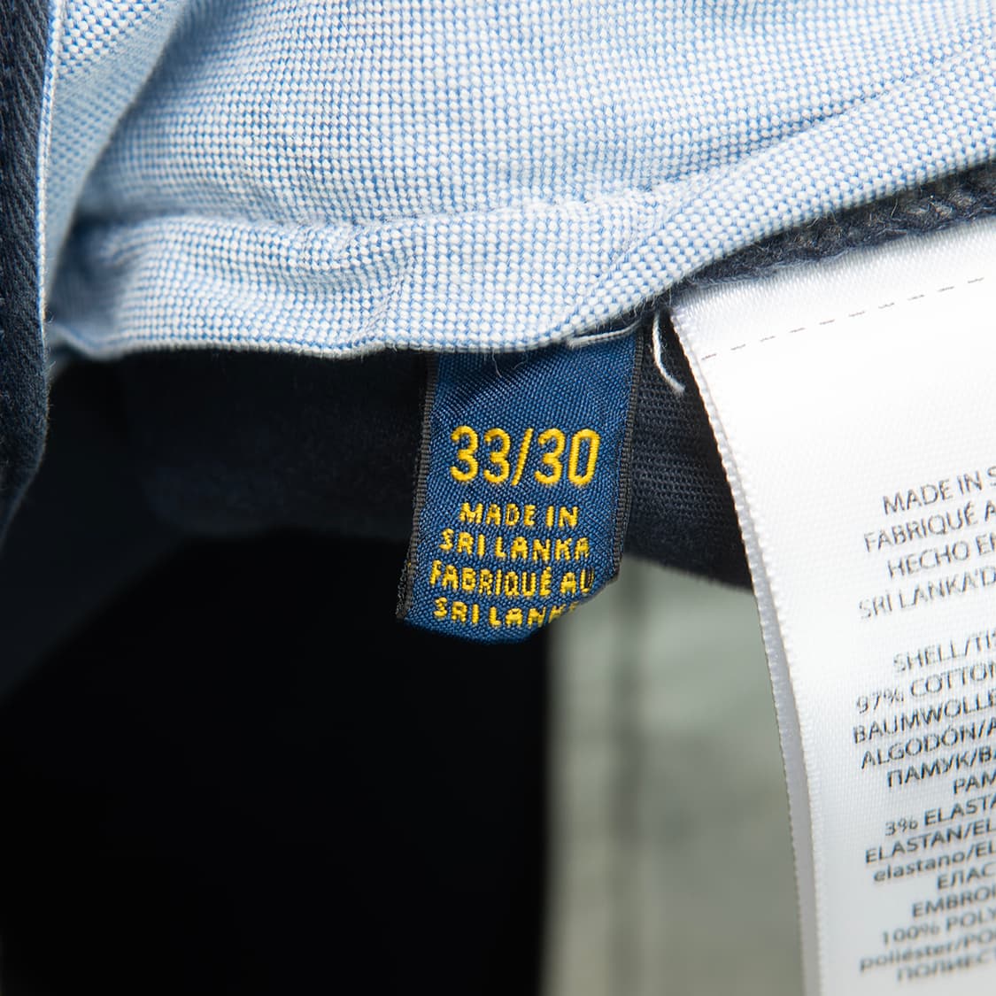 [33] 폴로 랄프로렌 멀티자수 스트레치 치노팬츠 네이비 미사용 신품  상품이미지8