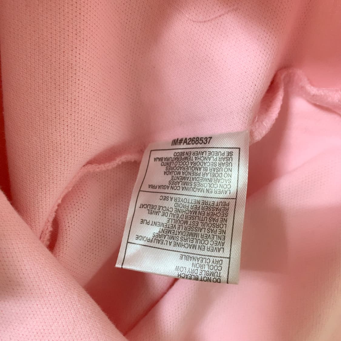 폴로 랄프로렌 핑크 긴팔 빅포니 카라 티셔츠 딸기우유 베이비핑크 롱슬리브 상품이미지4