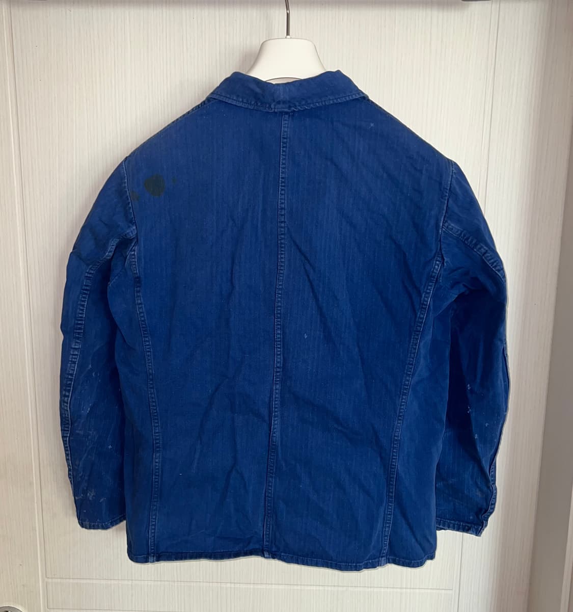 Vintage blue HBT French work jacket 상품이미지2