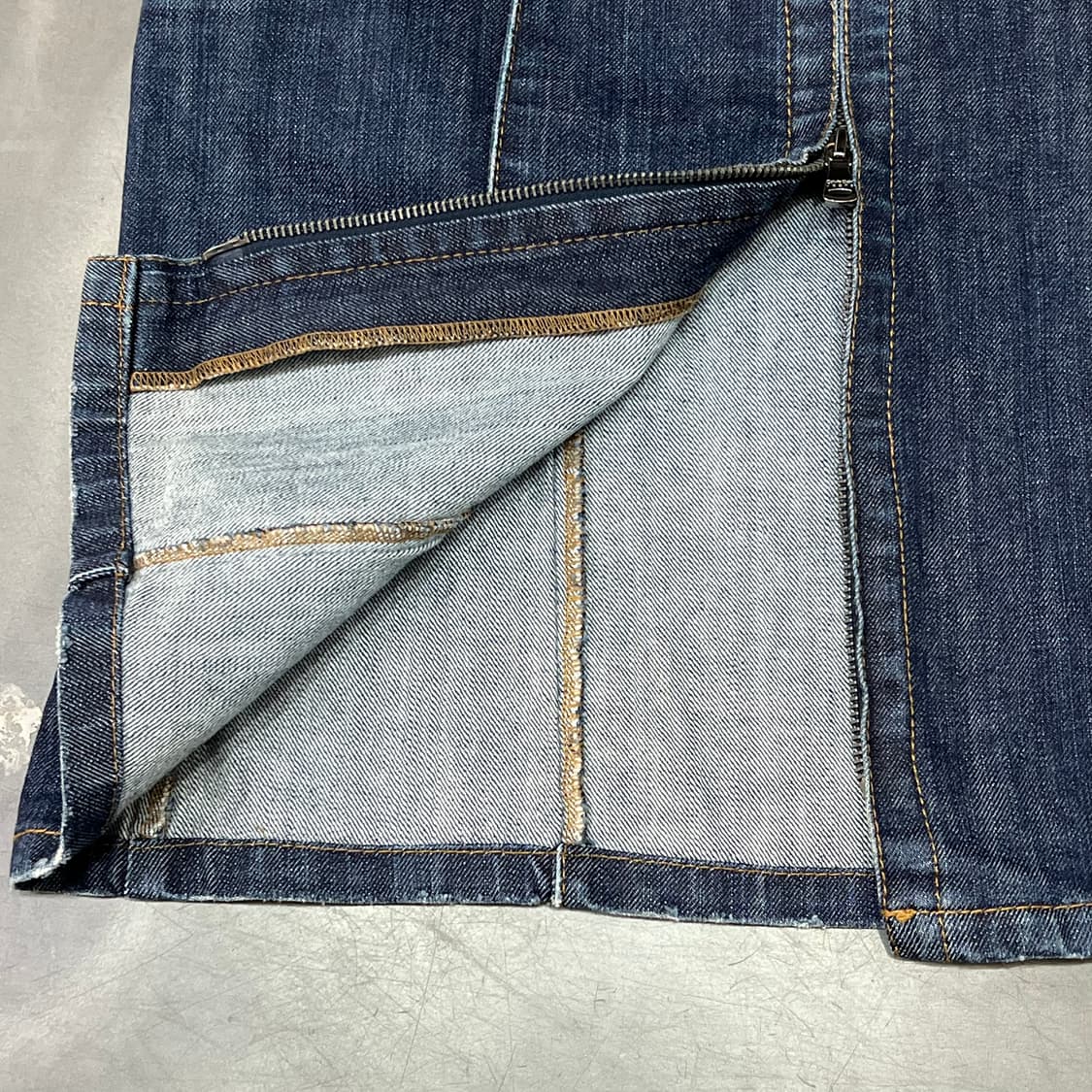  캘빈클라인 진스 집업 데님 스커트 y15958 상품이미지4