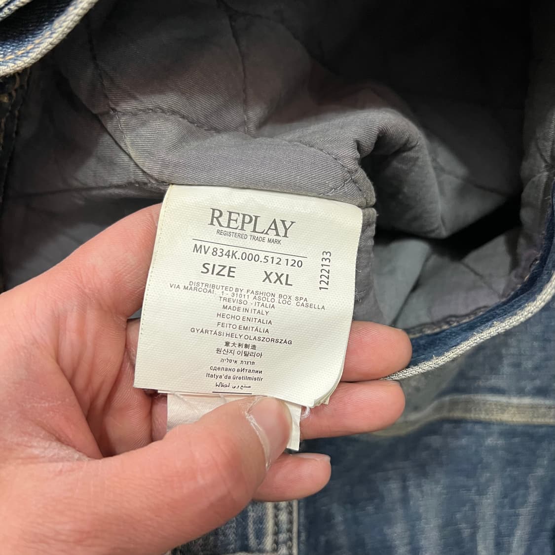  리플레이 데님 트러커 자켓 y15658 상품이미지8
