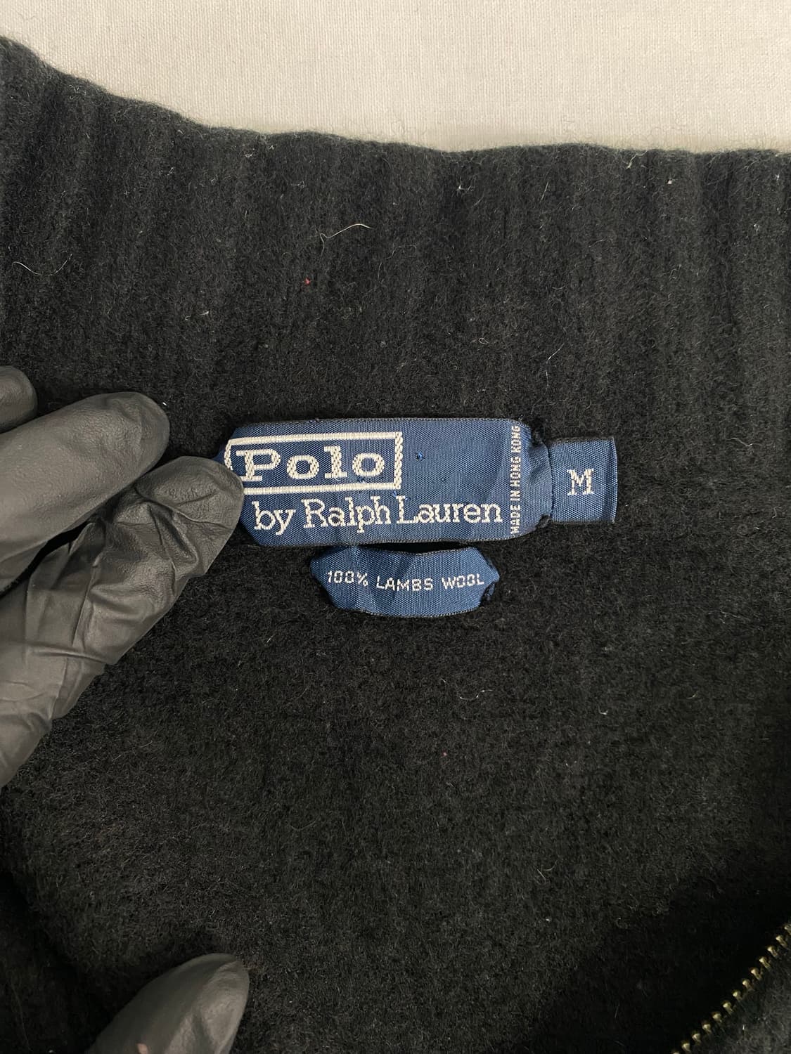 폴로 랄프로렌 램스울 니트 집업 M 상품이미지4