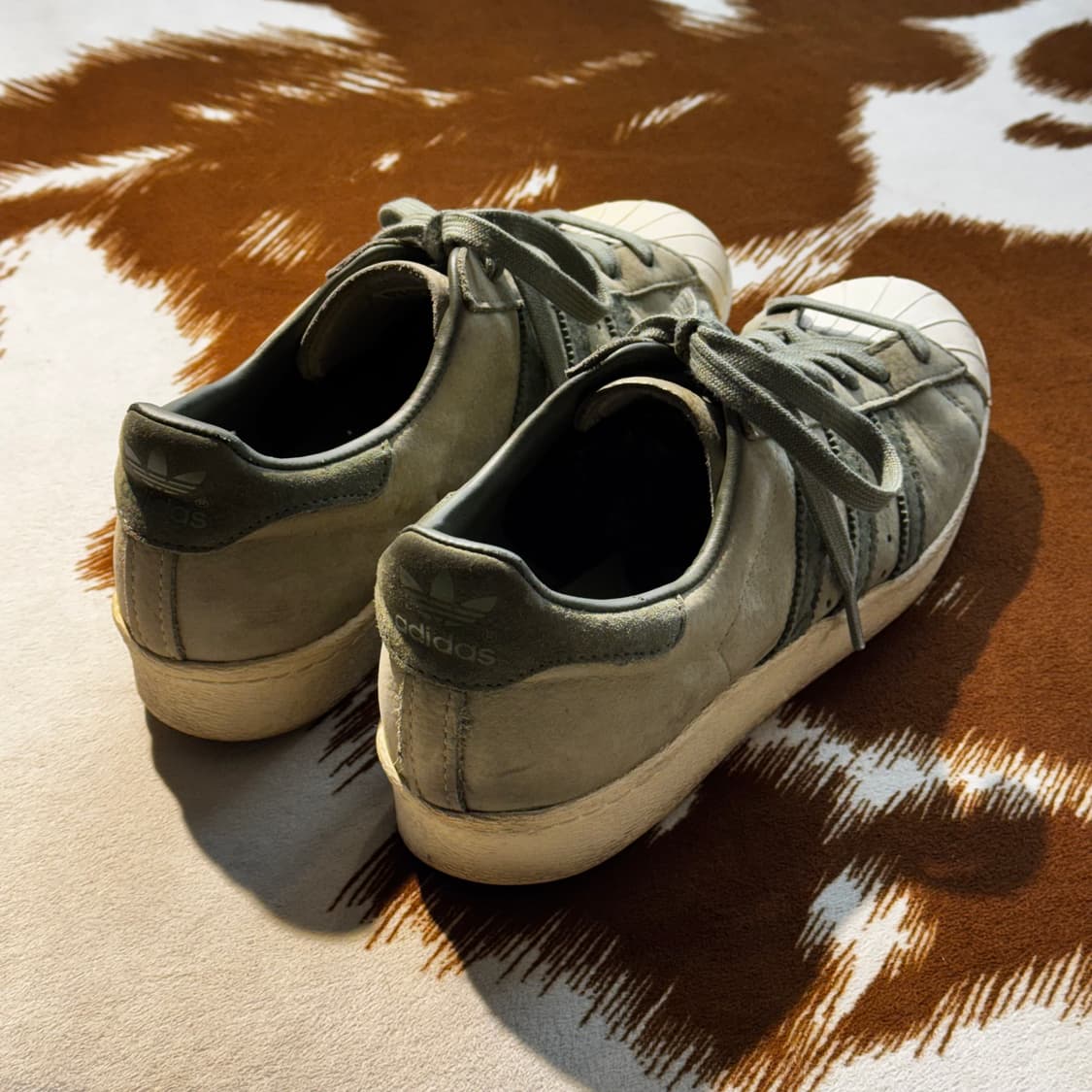 아디다스 슈퍼스타 80s 카키 (260) 레어 상품이미지4