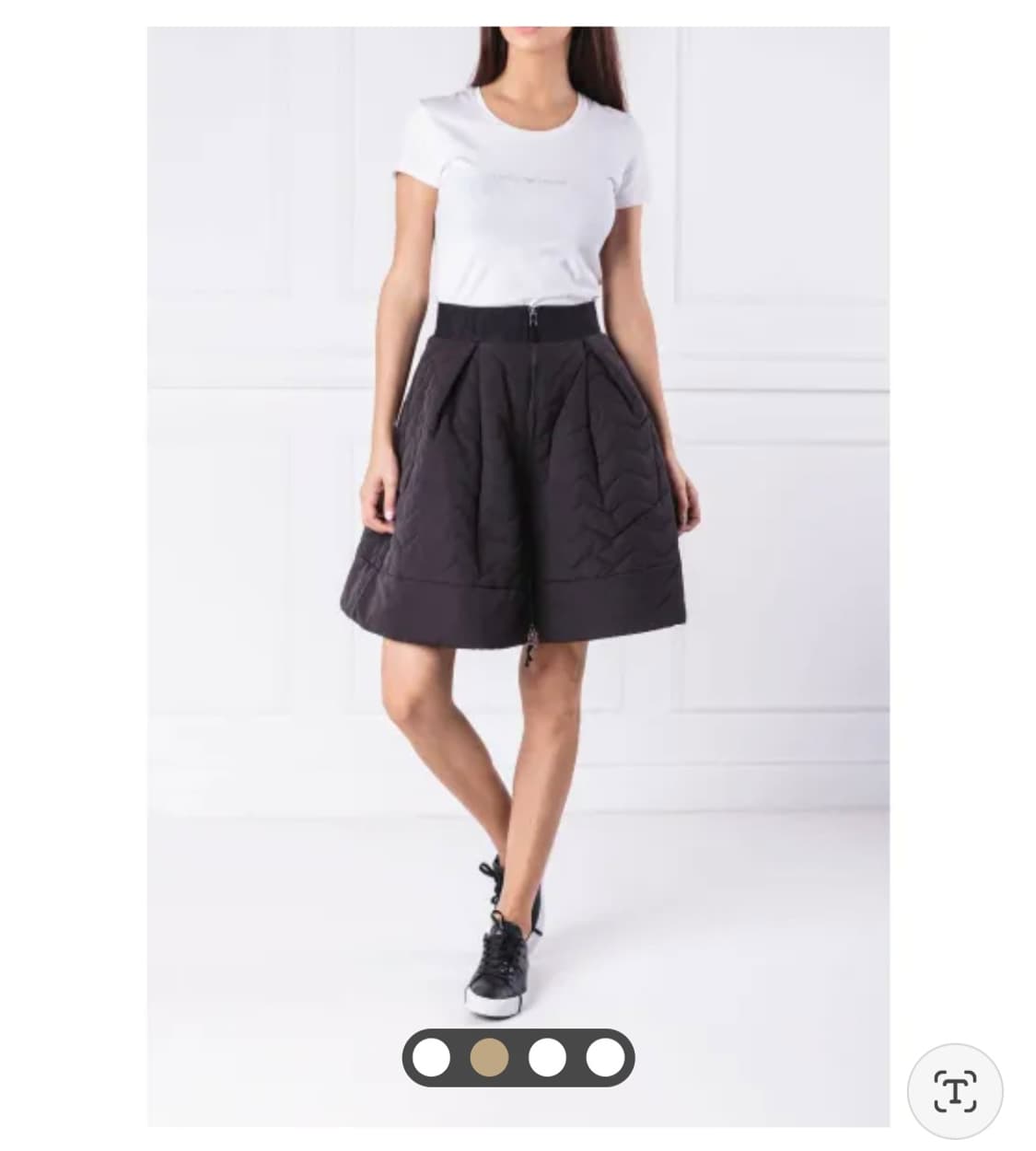 알마니 익스체인지  퀼팅 누빔 스커트  상품이미지8