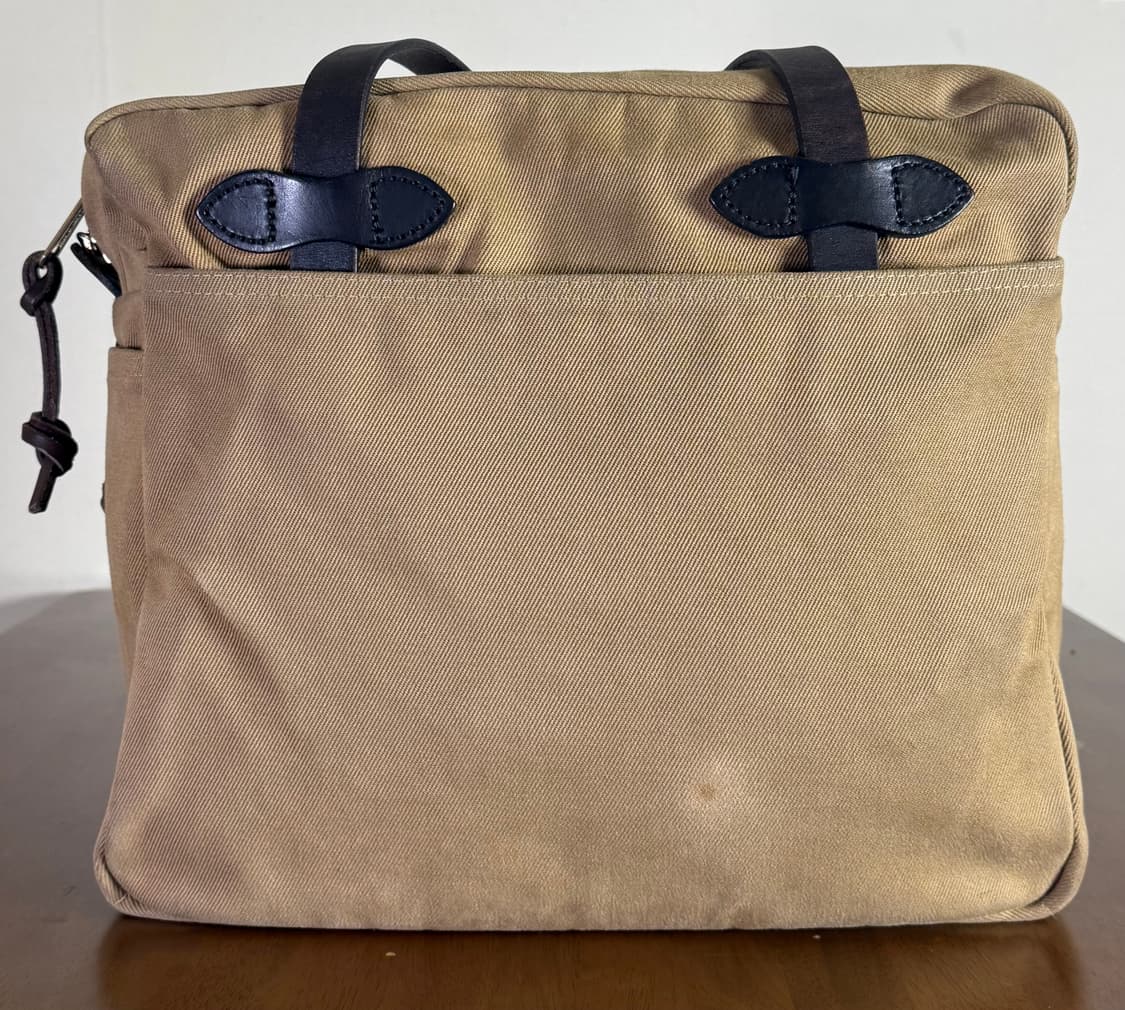 FILSON 러기드 트윌 집 토트 70251 탄 (Made at Fils 상품이미지5