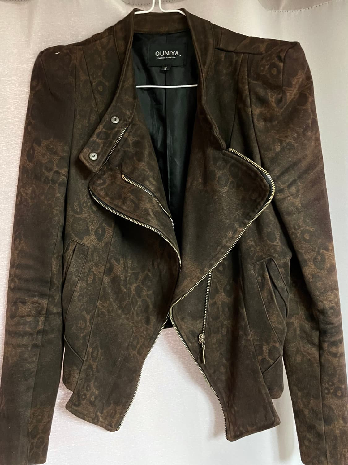 레오파드 호피 스웨이드  자켓 (Leopard Suede Jacket) 상품이미지5