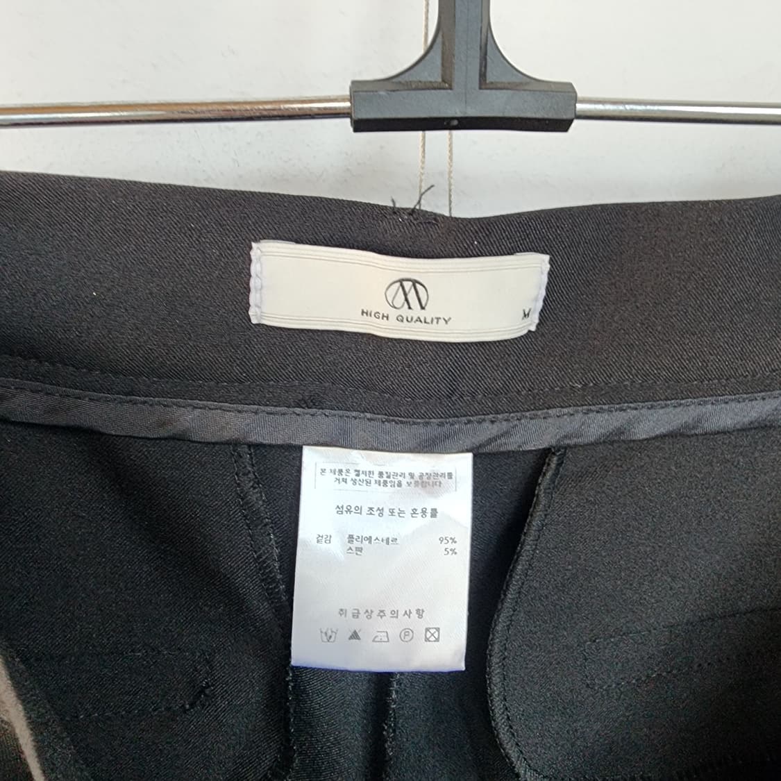 하이퀄리티 검정색 기본 슬랙스 상품이미지5