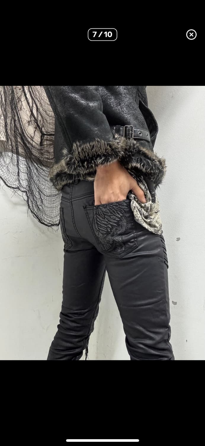 Back Wings Print RockChic coate 상품이미지7