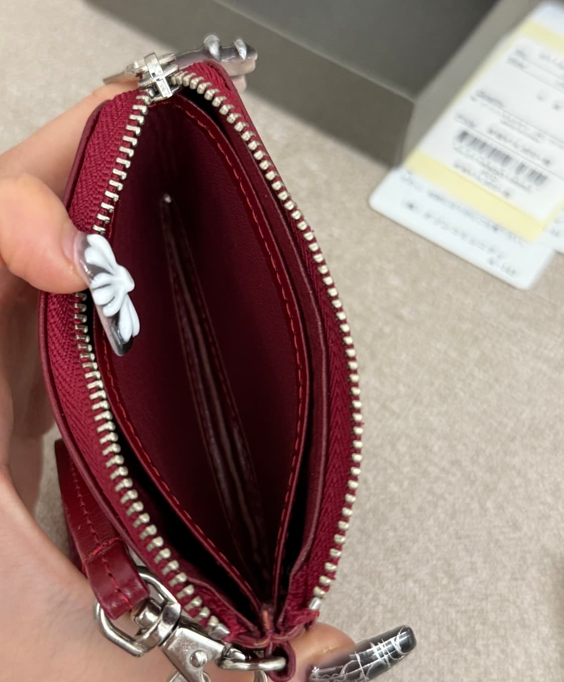 히스테릭글래머 스터드 체인 목걸이 지갑 상품이미지4