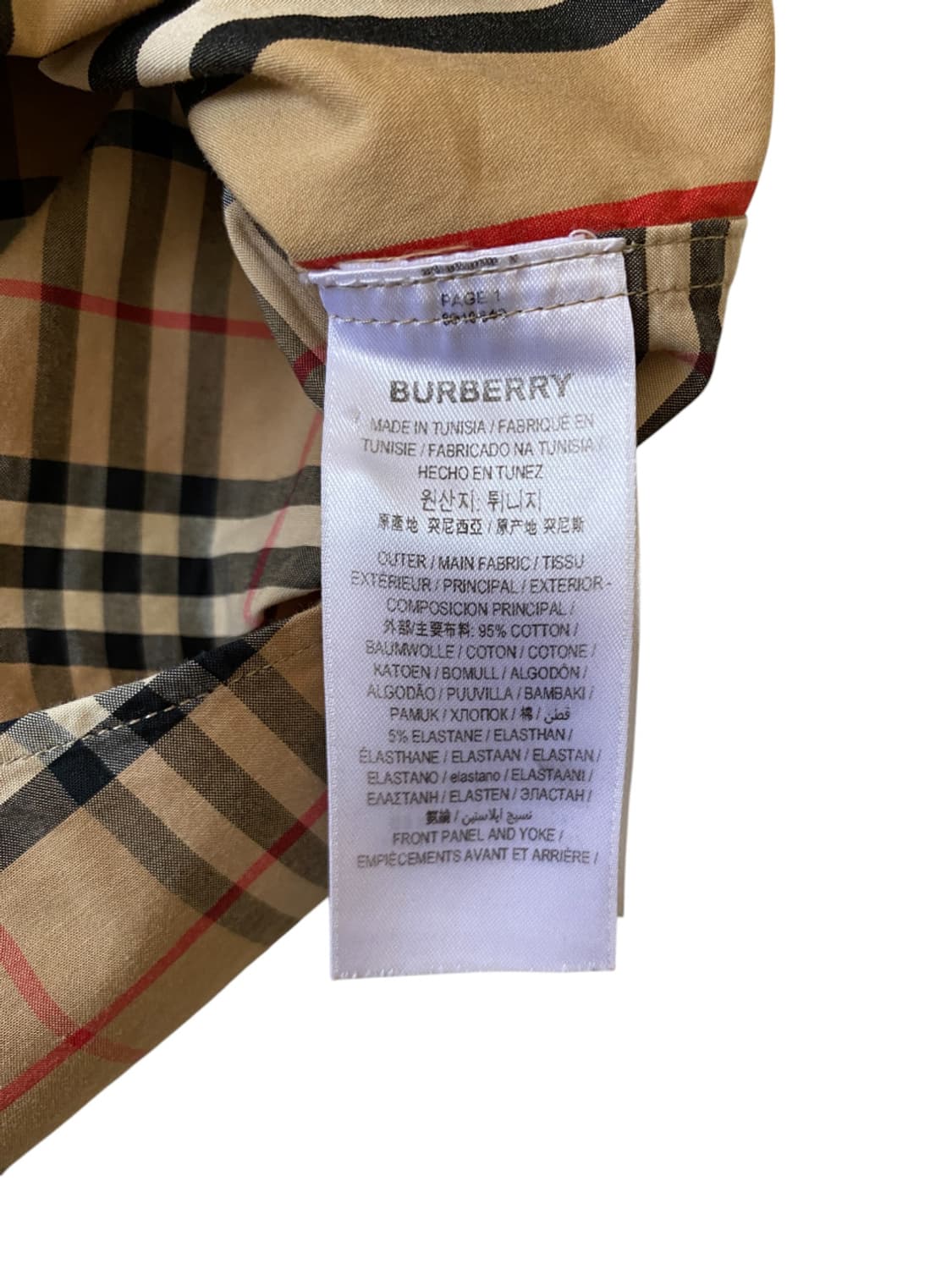 버버리 스트라이프 셔츠 (Man 2XL) AB0688 상품이미지7