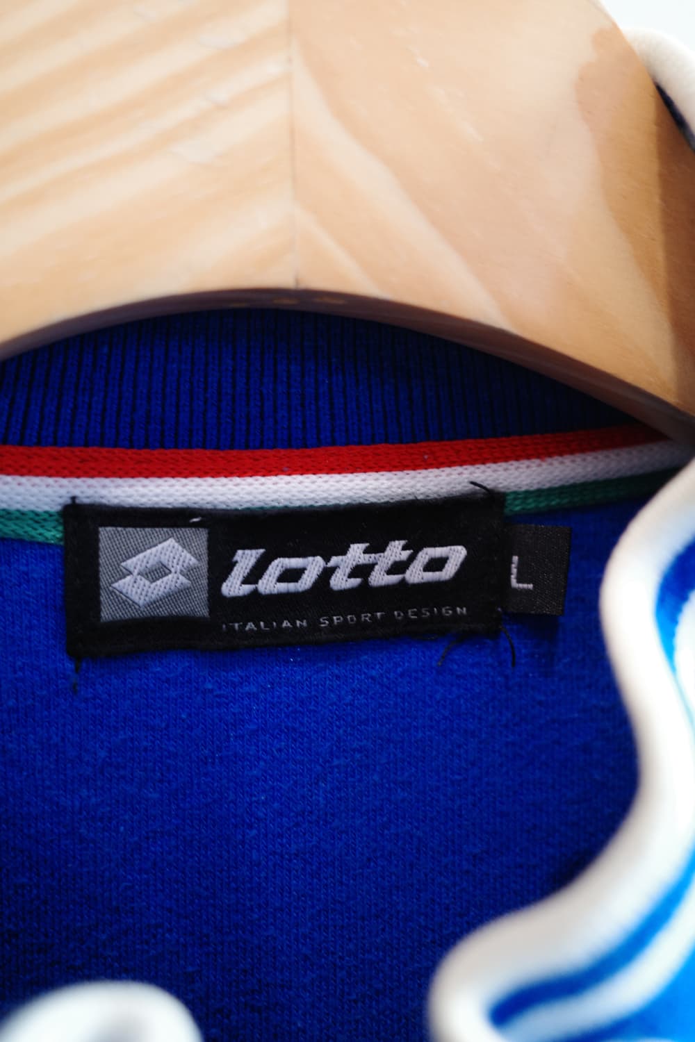 Lotto 아가일패턴 벨벳 투웨이 집업 상품이미지3