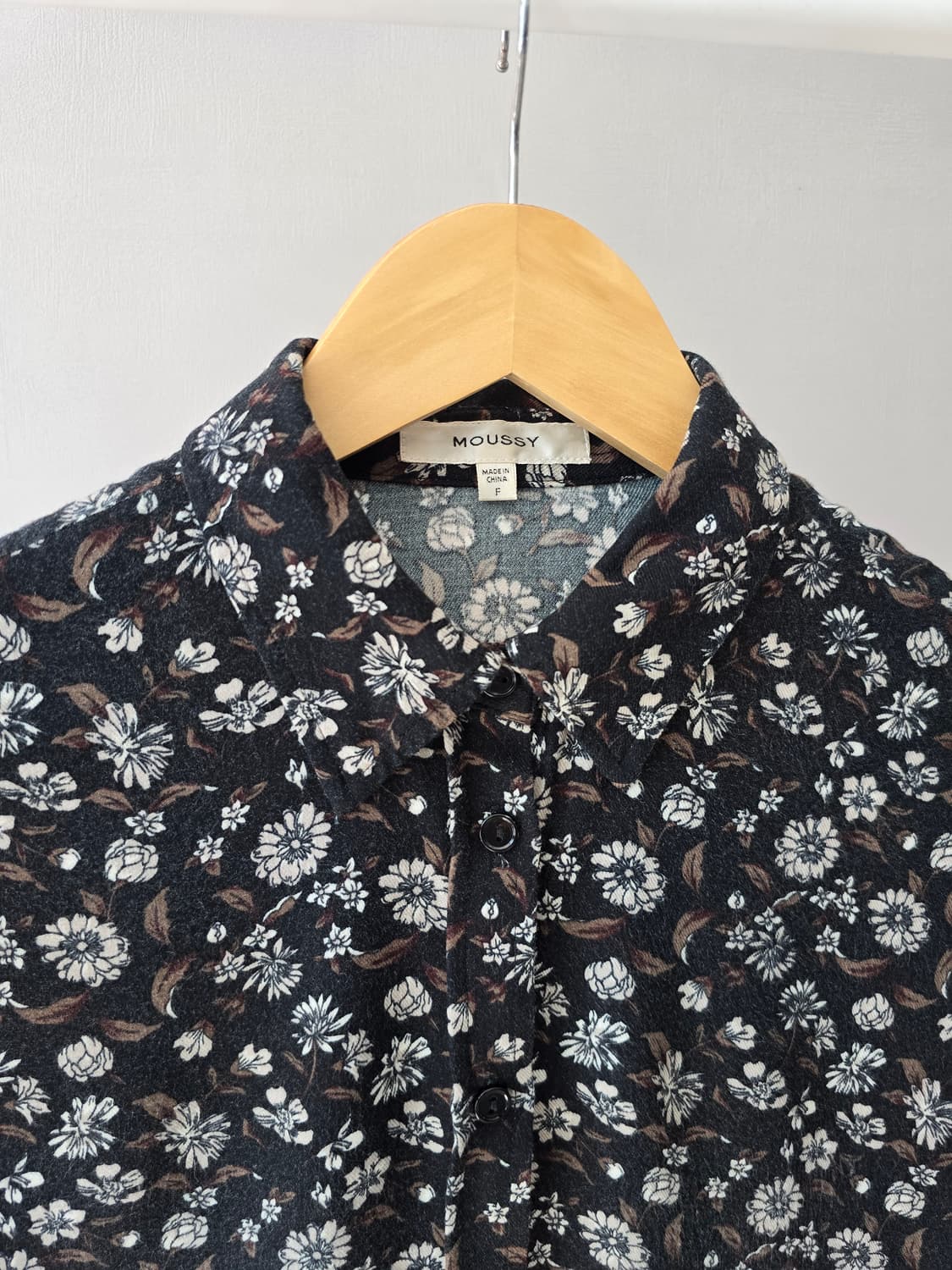 MOUSSY  레트로 무드 플로랄 vintage 셔츠 상품이미지2