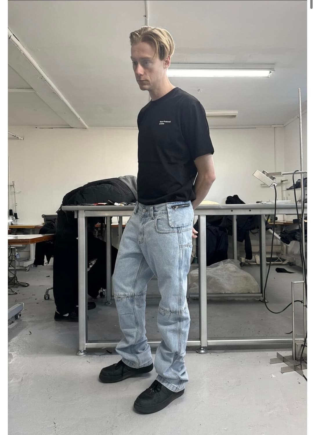 플라스틱프로덕트 MPa BAG PANTS (STEEL BLUE) 상품이미지5