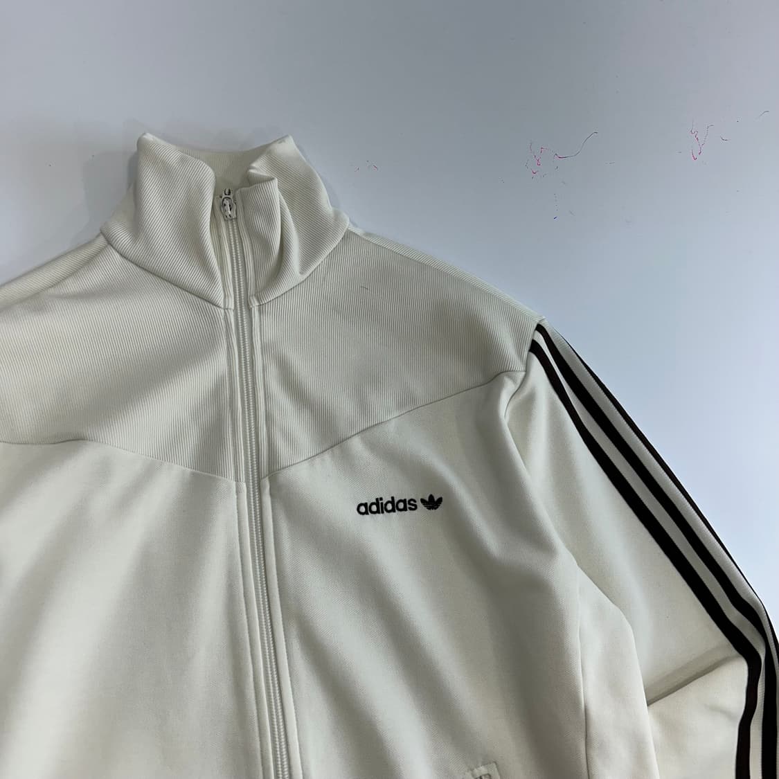 Adidas 아디다스 아이보리 브라운 베켄하우어 져지 상품이미지5