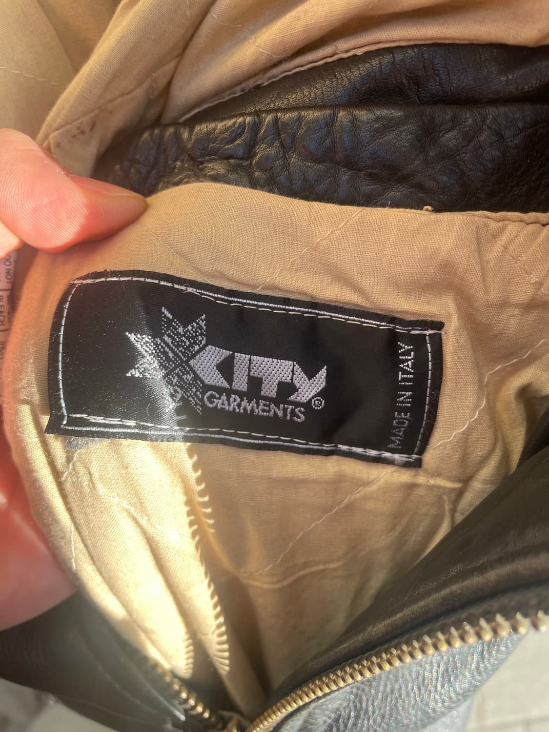 Made in Italy Real Leather Biker Jacket 상품이미지10