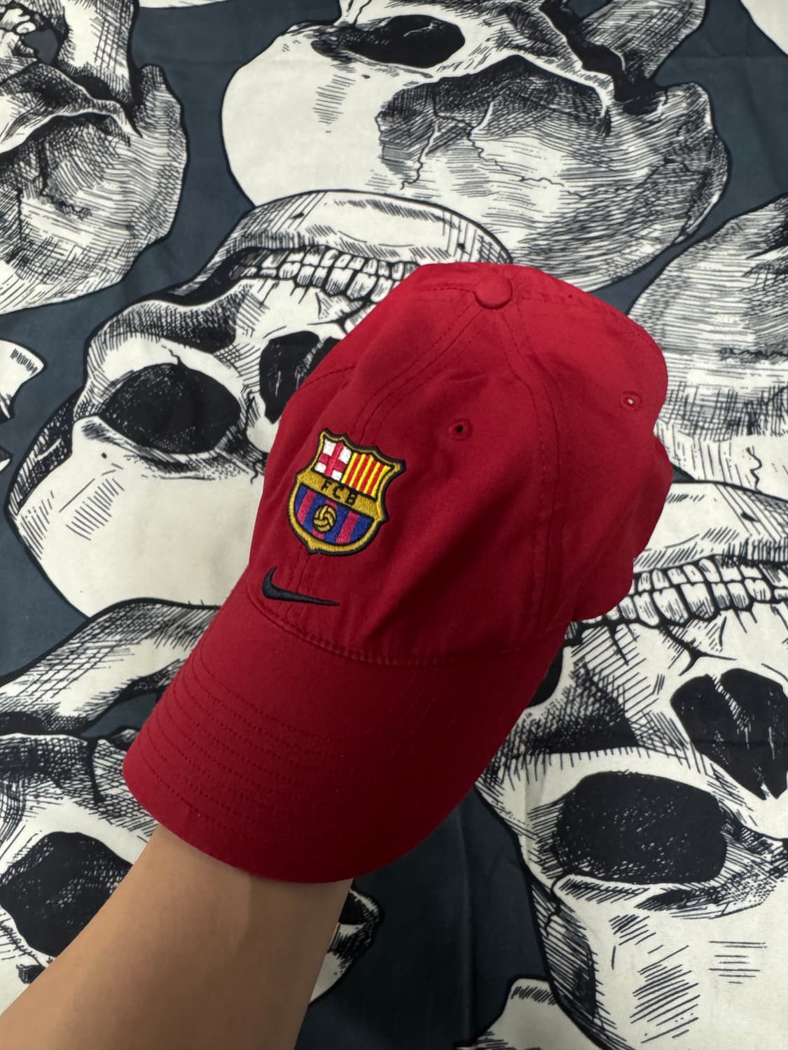 00s 나이키 바르셀로나 볼캡 모자(모자깊음 거의대두볼캡) 상품이미지1