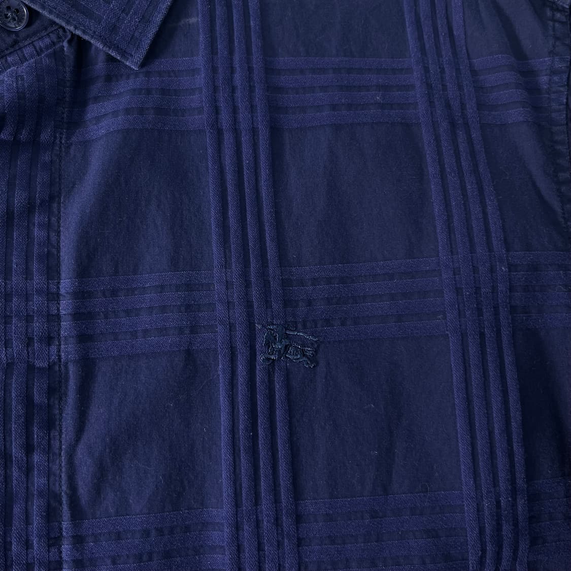 100 버버리 기마로고 체크 패턴 셔츠  상품이미지3