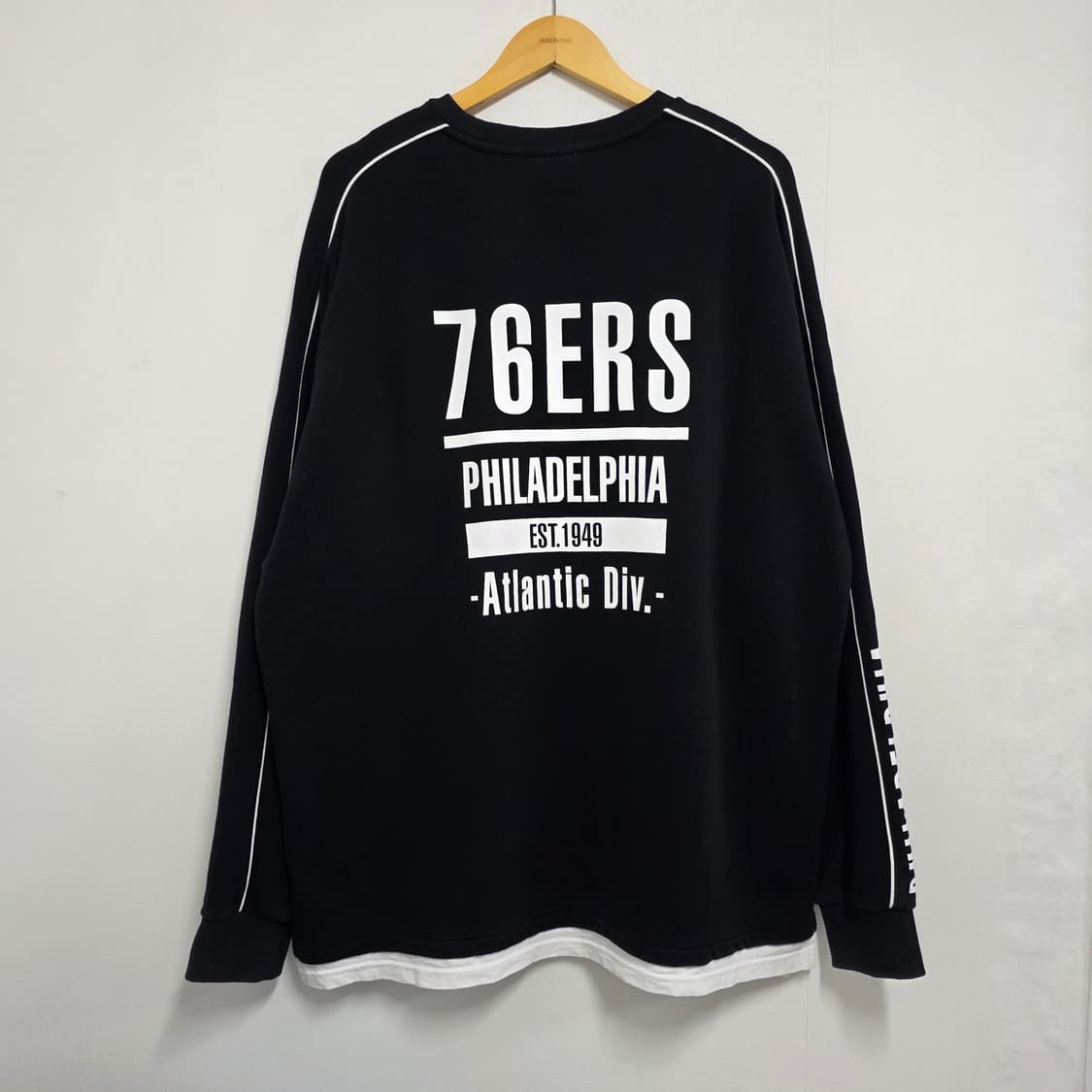 XL NBA 필라델피아 76ers 블록코어 오버핏 레이어드 롱슬리브 상품이미지4