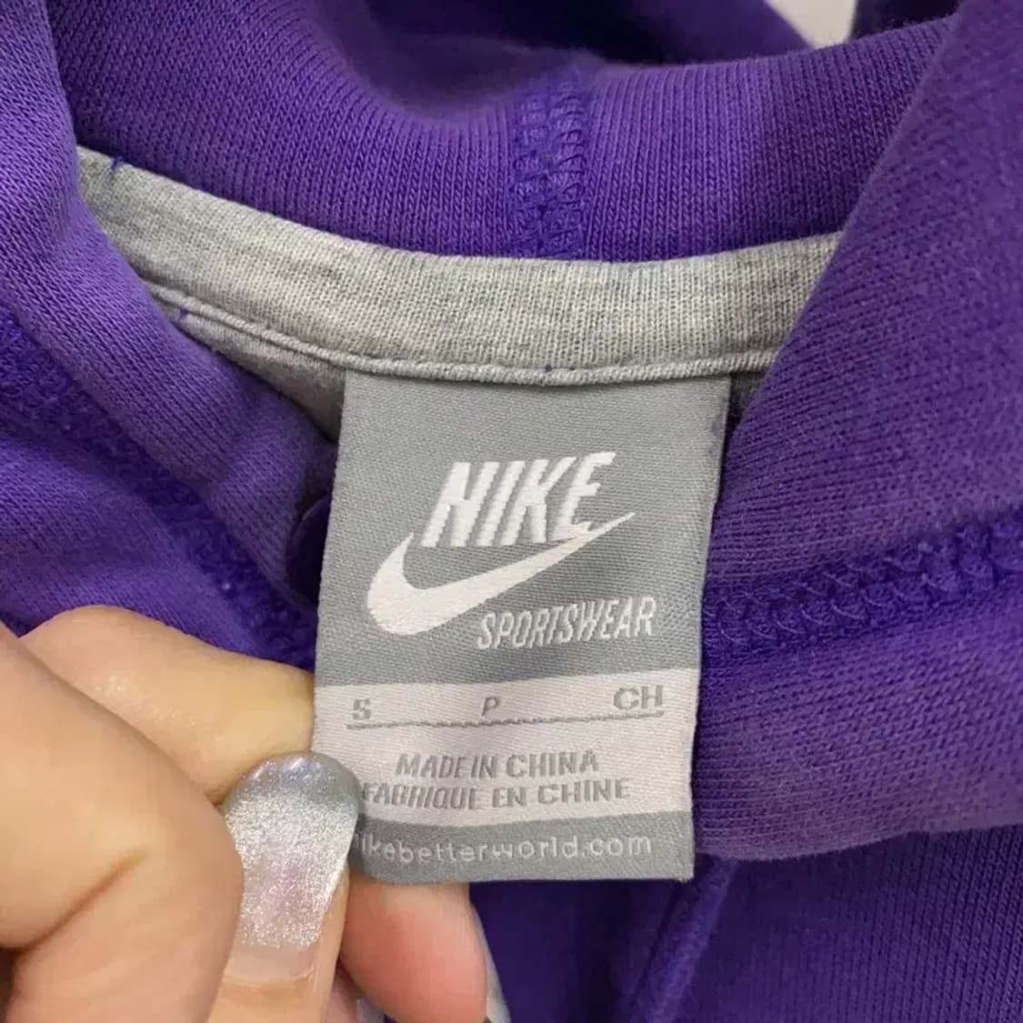 나이키 퍼플 후드티 95 S02590 상품이미지4