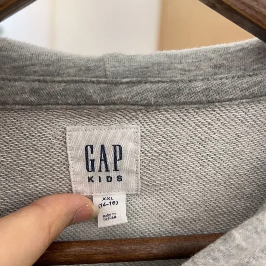 갭 GAP 빅로고 트레이닝 후드집업 95 C03596 상품이미지3
