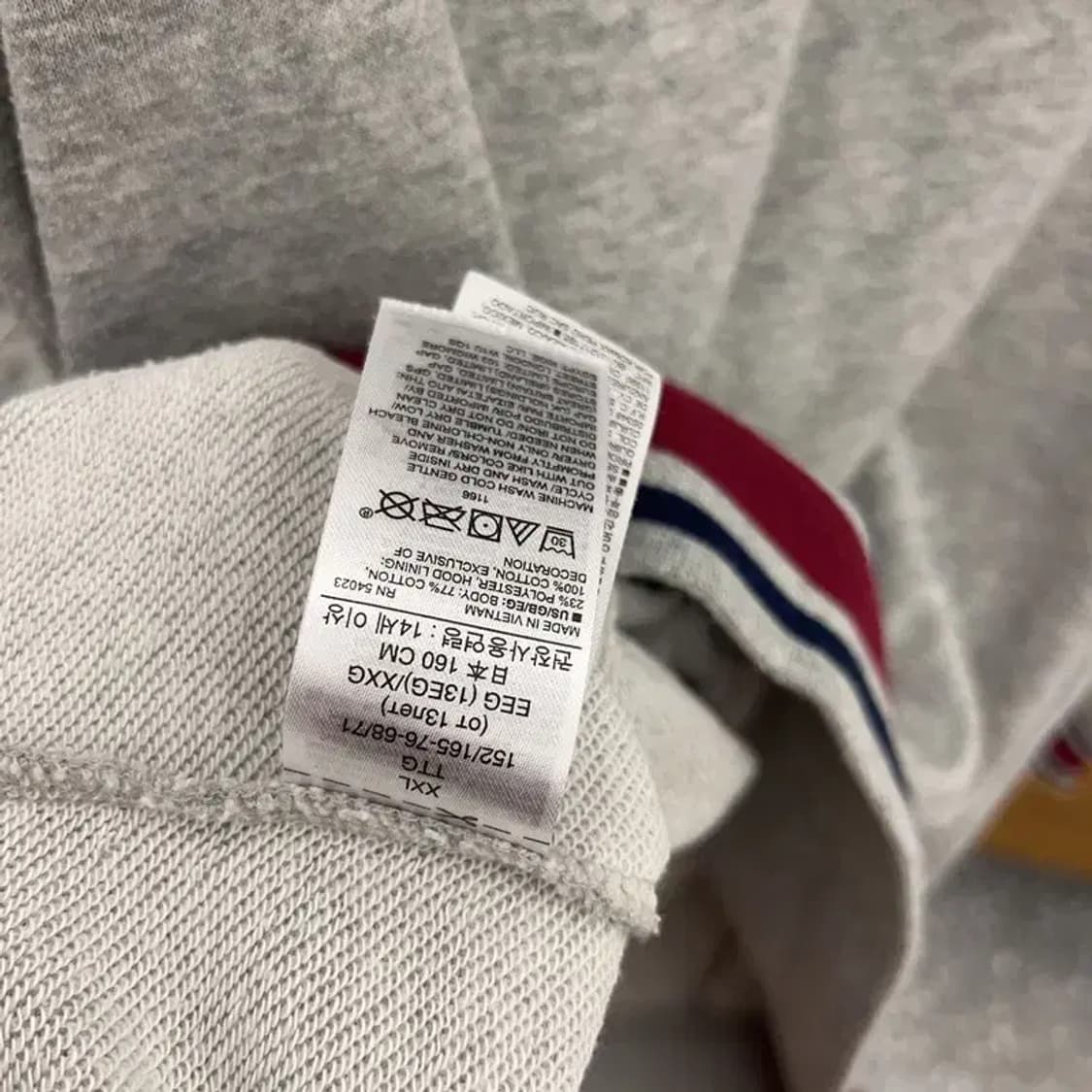 갭 GAP 빅로고 트레이닝 후드집업 95 C03596 상품이미지4