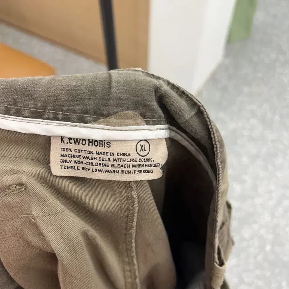 빈티지 밀리터리 카모 카고팬츠 반바지 XL C03606 상품이미지3
