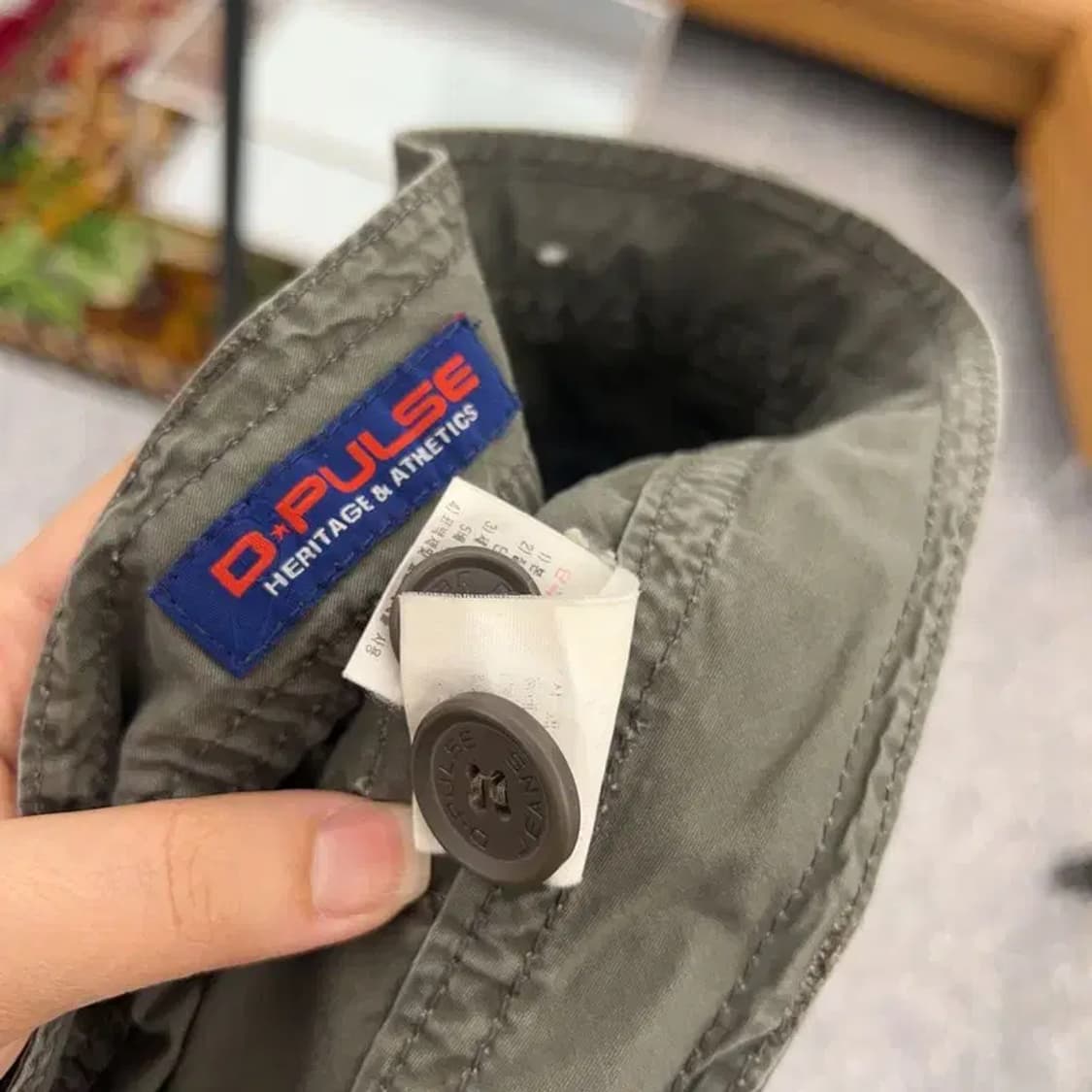 빈티지 카고팬츠 면 반바지 C03782 상품이미지3