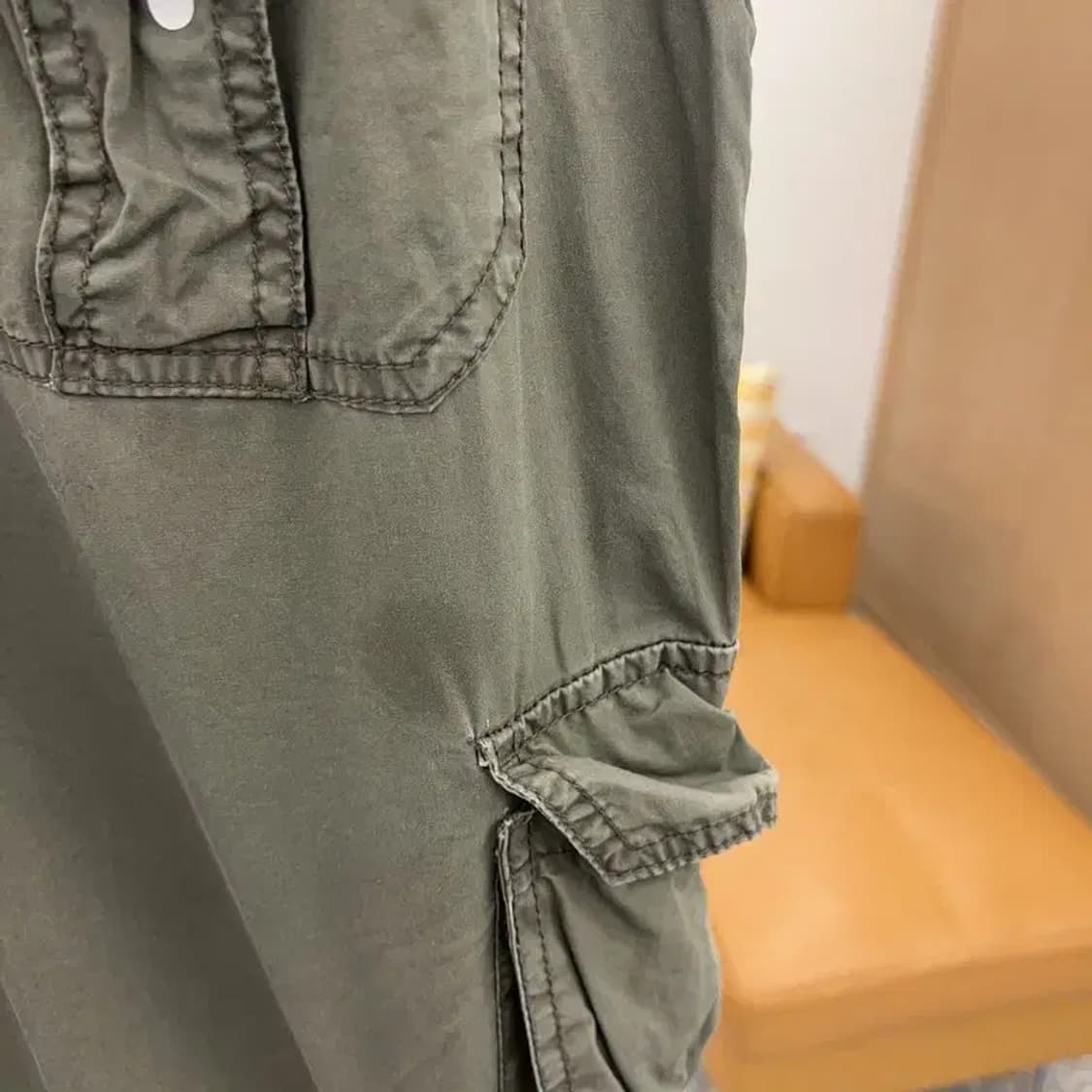빈티지 카고팬츠 면 반바지 C03782 상품이미지4
