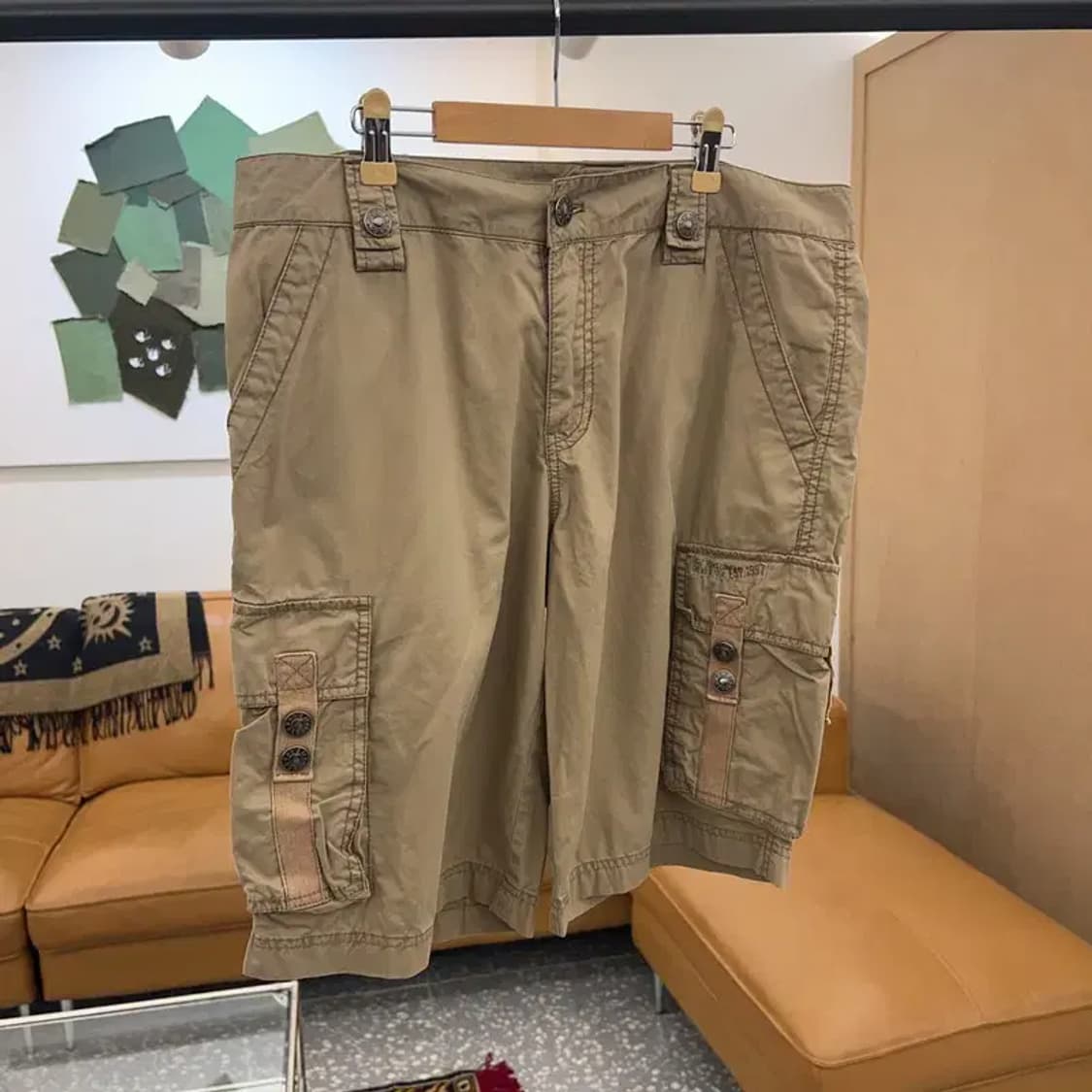 UGIZ 빈티지 카고팬츠 반바지 34인치 C03786 상품이미지1