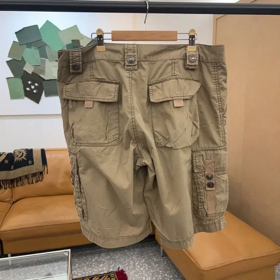 UGIZ 빈티지 카고팬츠 반바지 34인치 C03786 상품이미지2