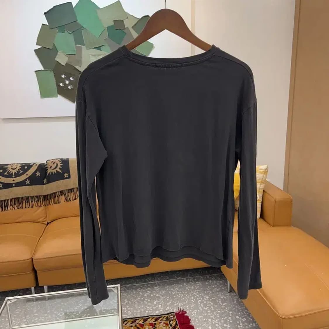 시즌와이 빈티지 프린팅 용자수 롱슬리브 긴팔티 95 C03806 상품이미지2