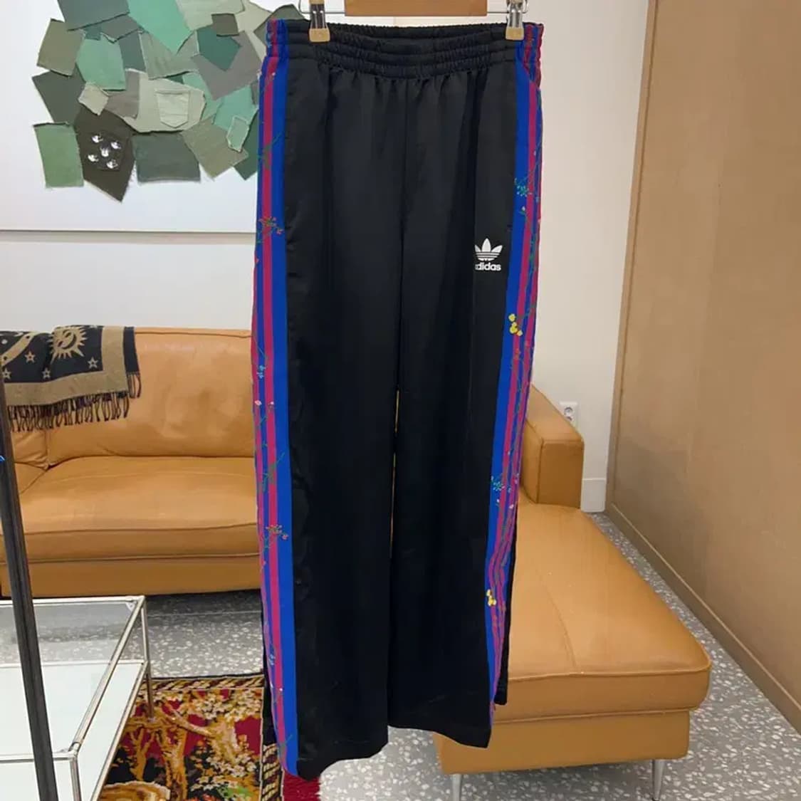 아디다스 리폼 플라워 삼선 트랙팬츠 츄리닝바지 XS C03936 상품이미지1