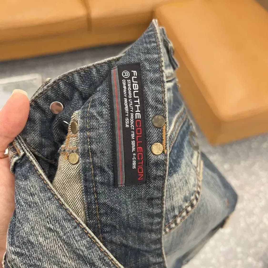 푸부 FUBU Y2K 카고팬츠 데님 반바지 67 C03962 상품이미지3