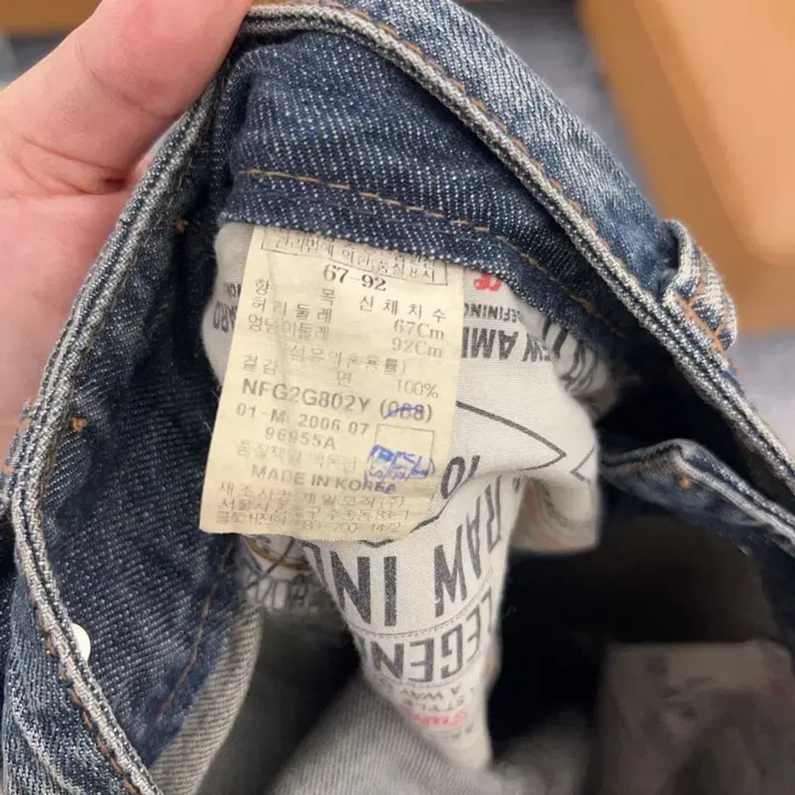 푸부 FUBU Y2K 카고팬츠 데님 반바지 67 C03962 상품이미지4