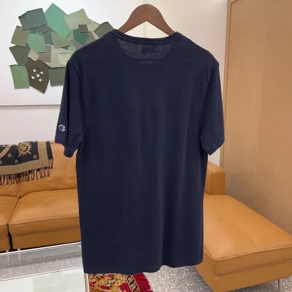 챔피온 빅로고 프린팅 반팔티 90 C03979 상품이미지2