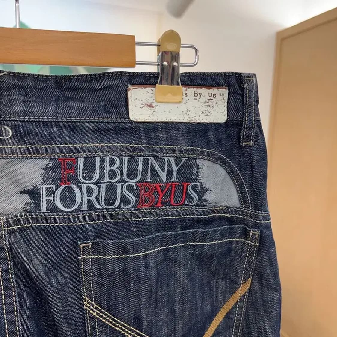 푸부 FUBU 올드스쿨 데님 청반바지 86 C04029 상품이미지3