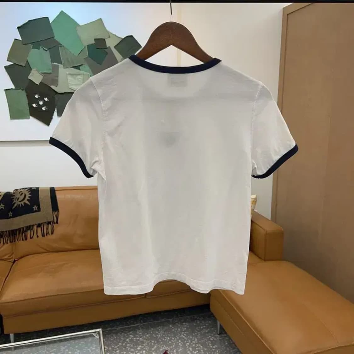 마리떼프랑소와저버 센터로고 크롭 링거티 반팔티 85 C04020 상품이미지2